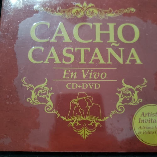 Cacho Castaña - En Vivo - Cd/dvd - Nuevo