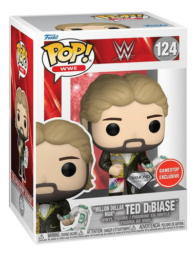 Funko Pop! Wwe Million Dollar Man Ted Dibiase 124 Chase Set