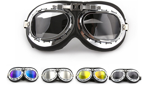 Harley Helmet Sunshade Windproof Bright Riding Goggles [u]