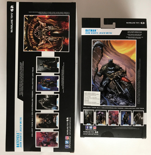 Batman Death Metal Y Moto Batcycle Mcfarlane Dc Multiverse (Usado)