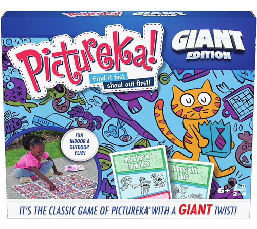 Pictureka Giant Board Game - Divertido Juego Familiar Con Bi