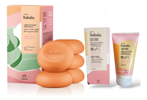 Jabones Y Crema Corporal Mango Rosa Natura