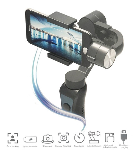 Estabilizador Gimbal 3 Axis Celular Steadycam iPhone Samsung