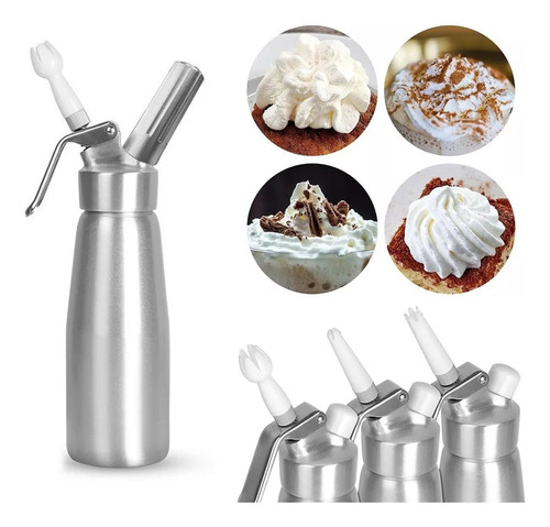 Dispensador De Crema Batida Para Postres (500 Ml)