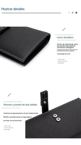 Xing Cartera De Señora De Piel Auténtica Bolso De Mano