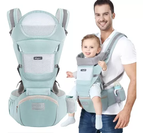 Portabebé pequeño para bebé, porta bebés ergonómico, arnés para bebé  frontal, cabestrillo para bebé de 0