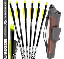 Comprar Aljava De Costas Ac-me + 06 Flechas Drone Arco E Flecha