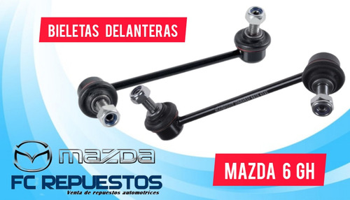 Par Bieletas Delanteras Mazda 6 2.0l/2.5l Año 2008-2012 