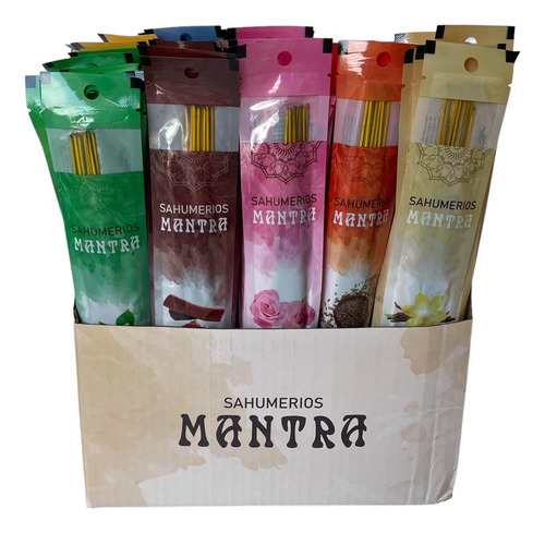 Pack De 144 Sahumerios Pouch X 10 Varillas Fragancia