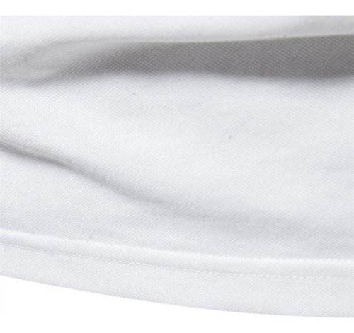 A Camisa Polo De Algodón Bordado Para Hombre Con Solapa
