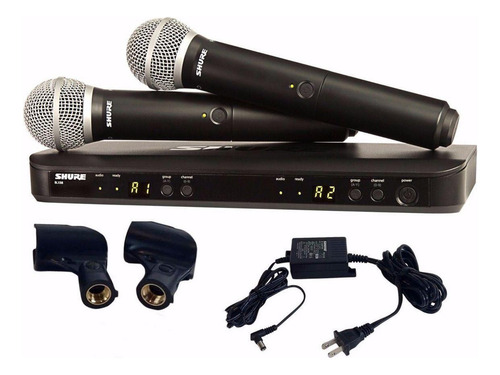 Microfone Shure Blx288/pg58 Duplo