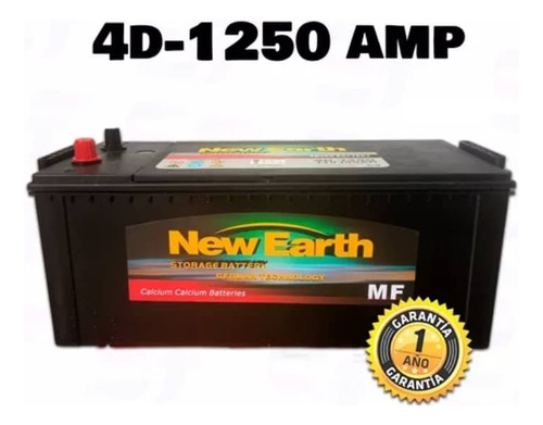 Batería 4d 1250 Amp New Earth Tecnología Alemana 15 Garantía