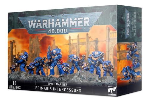 Intercesores De Asalto De Cardstock Warhammer 40k Space Mari