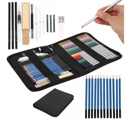 Kit Lápis Desenho Realista Profissional 29 Peças Original