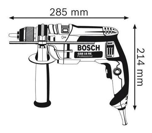 Taladro Rotomartillo Percusion 750 W 3000rpm Gsb 16 Re Bosch