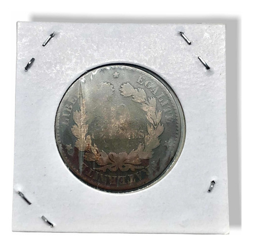 Antigua Moneda Francia 10 Cêntimos 1872 Cobre Head Of Ceres (Usado)