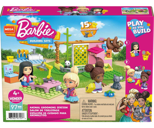 Barbie Estacion De Cuidado Para Animalitos Mega Construx