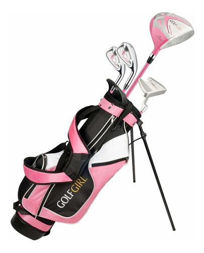 Golf Girl Junior Set V3 Palo Rosa Bolsa Izquierda