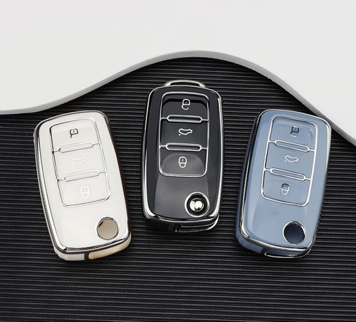 Funda Llave Navaja 3 Botones Vw Up Gol Fox Golf Jetta Fusca