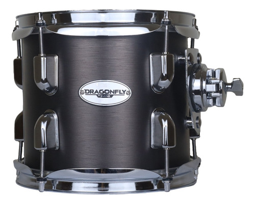 Batería Svenz Dragonfly Dgx-5 Metal Platillos, Banco. Color Black Metal Brush Bmb