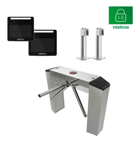 Catraca Balcão Inox Cab 3000 Bidirecional Com Facial Ss3530