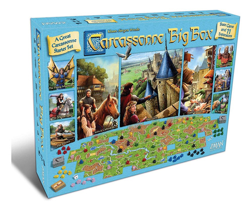 Juegos De Mesa Carcassonne Big Box 2017 De Fantasy Flight Ga