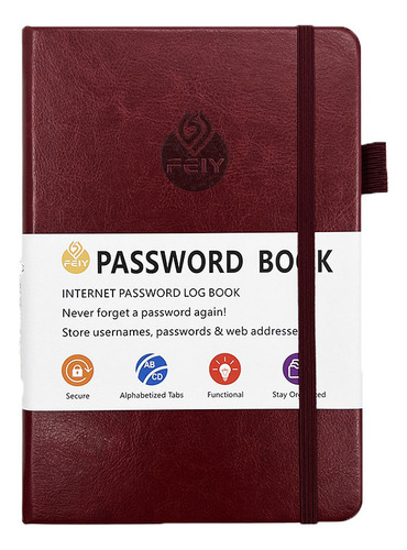 Livro De Senhas, Endereço Em Inglês, Telefone, Caderno