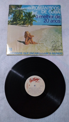 Orquesta Romanticos Cuba Lo Mejor De 20 Años Lp Vinil 1980