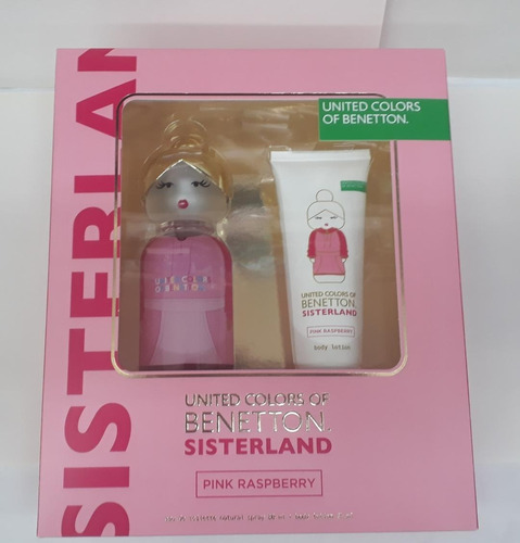 Set Sisterland Pink Raspberry Edt 80ml + Bl Benetton Dama Género Mujer