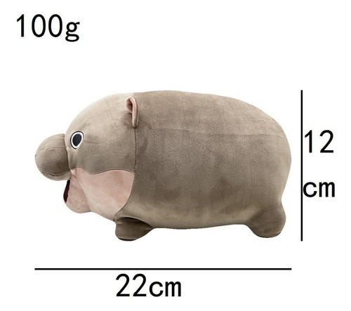 Mt Brinquedos De Pelúcia Moo Deng De 12 Cm, Desenho Animado