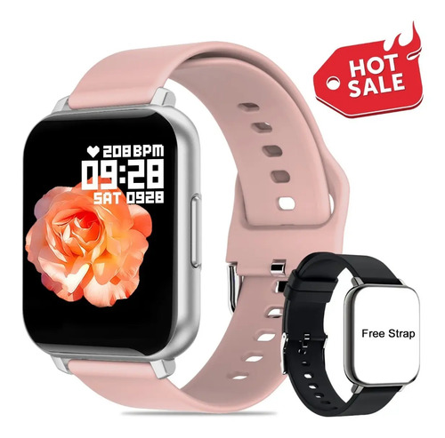 Smartwatch Mujer,1.55''reloj Inteligente,reloj Bluetooth | Meses sin  intereses