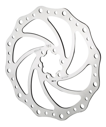 Imagen 3 de 3 de Disco De Freno Para Bicicleta Marca Ravx 180mm. 6 Tornillos