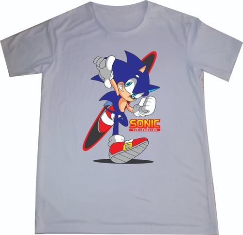 Camisetas Sonic The Hedgehog Sega Niños Adultos Mod Ii