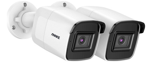 Annke Bullet Poe Ip Security Camera W/audio, 100 Ft Exir 2..