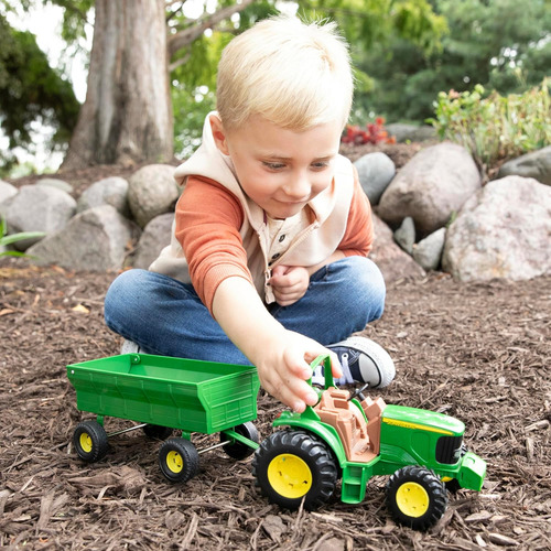 Conjunto De Vagões De Trator Infantil John Deere - Tratores