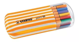 Microfibra Stabilo Point 88 Estuche Zebra 15 + 5 Unidades