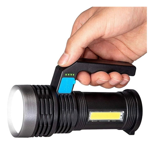 Linterna De Mano 3000 Lumen Led Recargable Usb 3w 