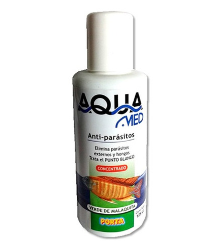 Anti Parasitos Acuario Aquamed 125cc Punto Blanco Malaquita