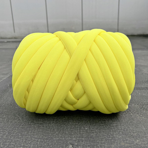 Tubo De Hilo Grueso De Poliéster Hilo Tejido Limon Amarillo