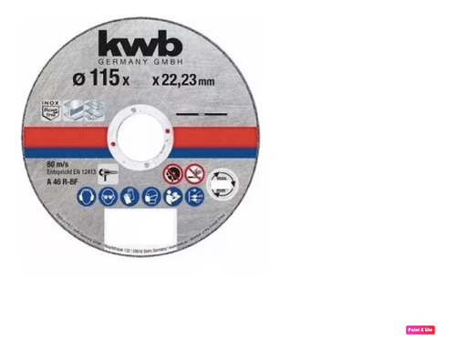 Discos De Corte 115 Mm Kwb 115 X 1,6 Mm X10 Unidades