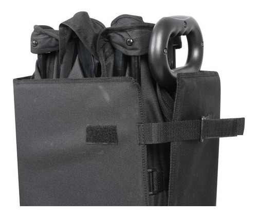 Carreta Plegable Multiusos Para Campamento, Color Negro