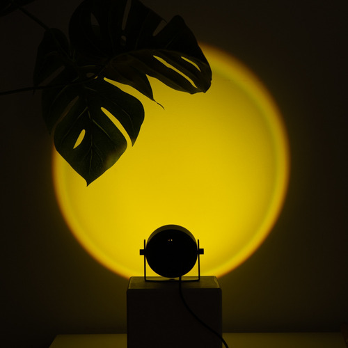 Miniso Lámpara De Proyección Sunset Aluminio Negra 8.2x3.3x7
