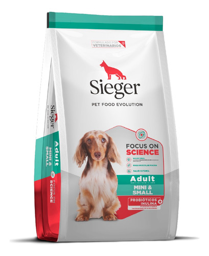 Alimento Sieger Super Premium Adult Mini & Small Breeds para perro sabor mix en bolsa de 3 kg