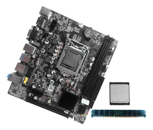 Set De Placa Base B75 Con Cpu I5 3570+8 Gb Ddr3 Ram Lga 1155