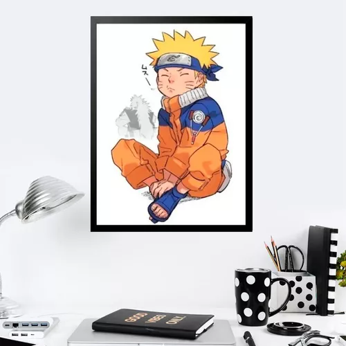 Lindo Quadro Decorativo Naruto Classico