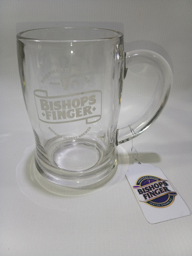 Vaso Cerveza Bishops Finger Original Importado400 Cc