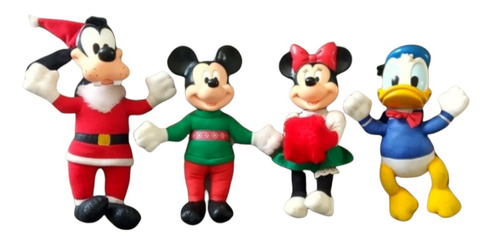 Muñecos Peluche Mickeys Toon Town Navidad Mc Donalds 1993