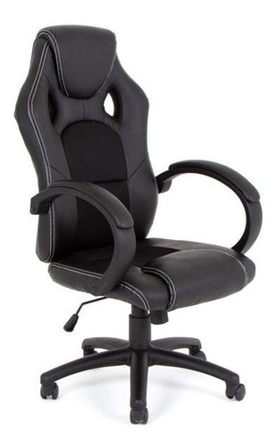 Silla Gamer Loki Negra Color Negro