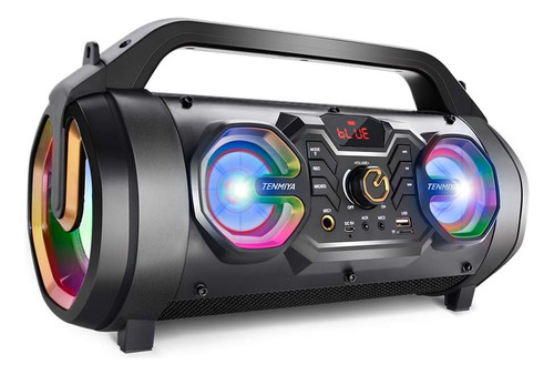 Tenmiya Altavoz Bluetooth Boombox Portátil 30w Con Subwoofer