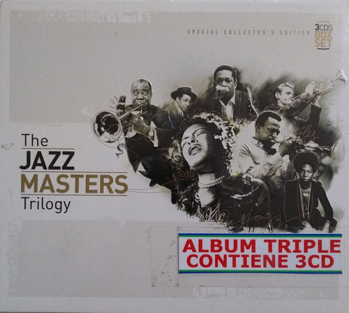 Jazz The Masters Trilogy  Album De Lujo 3 Cd Nuevos